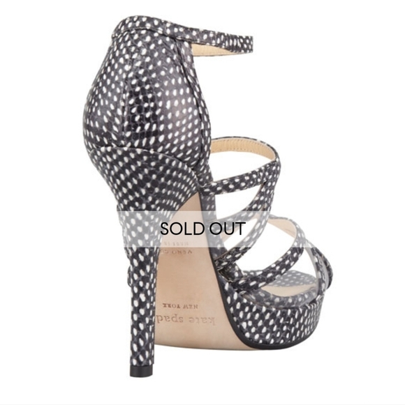 KATE SPADE NEW YORK Riley Mini Polka Dot Sandals 8 M (#6) - Picture 10 of 12